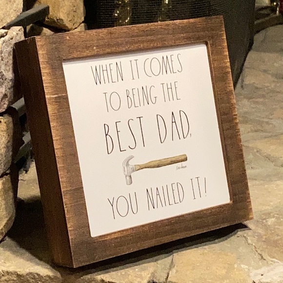 Rae Dunn Other - NWT Rae Dunn Father’s Day Wooden Box Sign